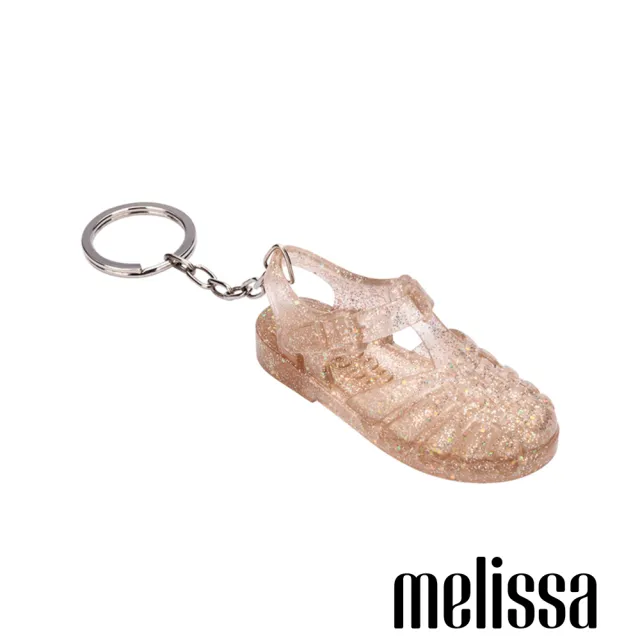 【Melissa】雙11 經典羅馬鞋造型吊飾(金色)
