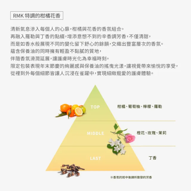 【RMK】潤膚油乳 150mL(柑橘花香_乳液)