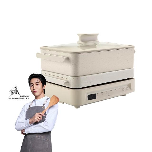  Giaretti 珈樂堤義大利 GT-MFM11 多功能烤箱，精選白色與米色設計，適合現代廚房。配備主機、深鍋、烤盤及說明書，提供多樣烹飪選擇。享1年保固保障，使用後若無產品瑕疵或故障，不可退換。義大利工藝，品質可靠，讓烹飪更輕鬆！ 