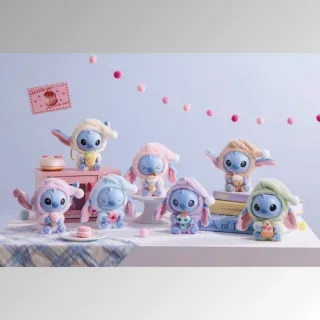 【ToysRUs 玩具反斗城】Miniso Disney Stitch 迪士尼史迪奇再困也要吃一口系列搪膠毛絨盲盒- 隨機發貨