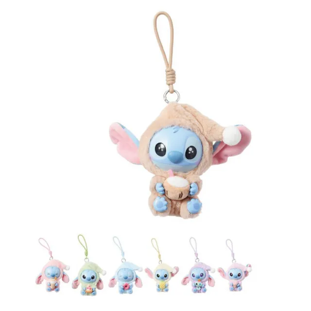 【ToysRUs 玩具反斗城】Miniso Disney Stitch 迪士尼史迪奇再困也要吃一口系列搪膠毛絨盲盒- 隨機發貨