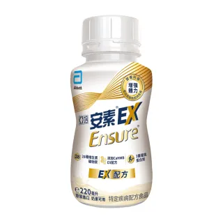 【亞培】安素 EX即飲配方隨身瓶 220ml x 24入(成人營養品、補充體力、三重優蛋白、任賢齊代言)