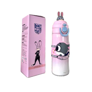 【Disney 迪士尼】動物方程式 可愛星際茱蒂JUDY保溫瓶 316不鏽鋼保溫水壺 戶外兒童水壺 平輸品