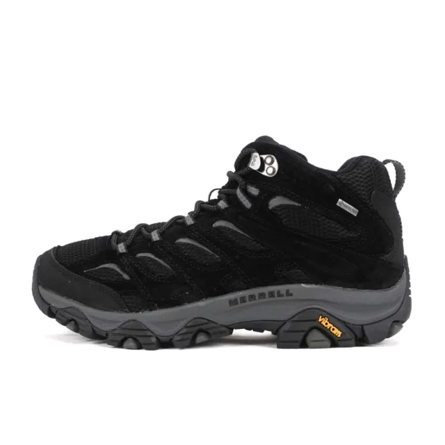 【MERRELL】Moab 3 Mid Gore-Tex Black Grey 黑灰 登山 防潑水 越野鞋 休閒鞋 運動鞋 男鞋 ML036243