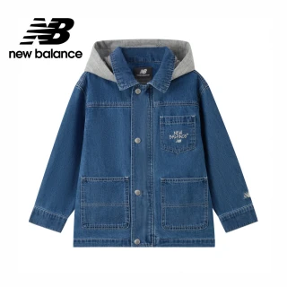 【NEW BALANCE】NB 童裝牛仔連帽外套_7AG2602WBL_男童/女童_淺藍色