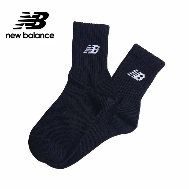 【NEW BALANCE】NB 棉質中筒襪_7242510289_中性_黑色