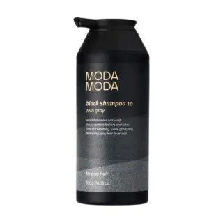 【MODA MODA】ZERO GRAY 黑色洗髮精300g(白髮/黑髮/賦活喚黑/黑髮素)