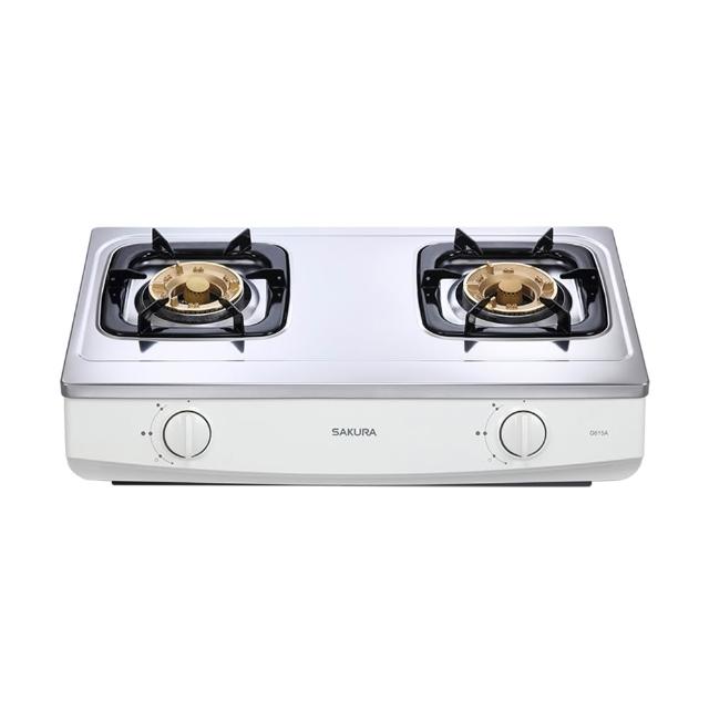【SAKURA 櫻花】二口安全台爐 (G615A 原廠技師到府 基本安裝)