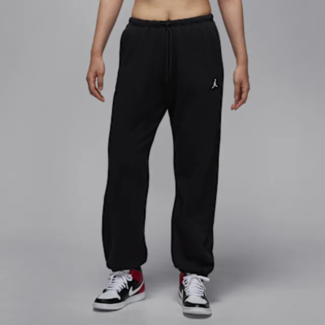 【NIKE 耐吉】長褲 女 運動褲 寬鬆版型 毛圈布 AS W J SPT DF CSVR FLC PANT 黑 IB2505-010(3L6396)