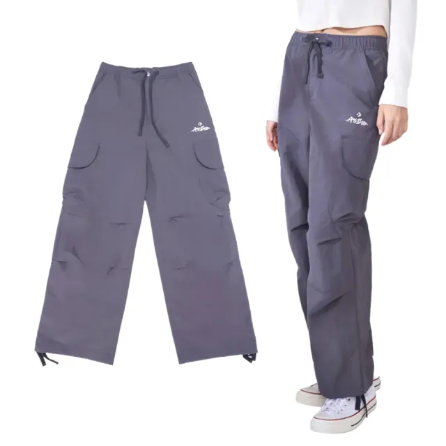 【CONVERSE】Parachute Cargo Woven Pants 女款 灰色 工裝 長褲 WCJ434-GDA