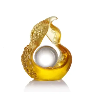 【琉璃工房】福祿轉如意 結婚禮物/入厝禮/生日禮物(送禮/琉璃/禮物/水晶/藝術品/擺飾/禮贈/企業)