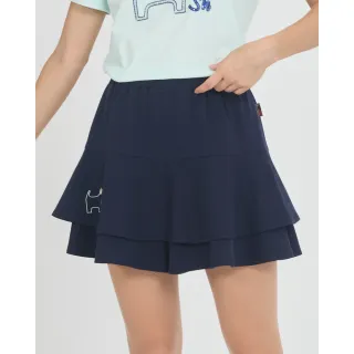 【SCOTTISH HOUSE】蛋糕棉質短褲裙-黑/丈青 CJXA1239