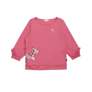 【SCOTTISH HOUSE】船領大狗七分袖棉T-粉/卡其 CJXA1256