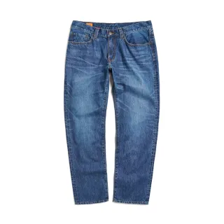【EDWIN】男裝 F03 標準丹寧直筒褲(中古藍)