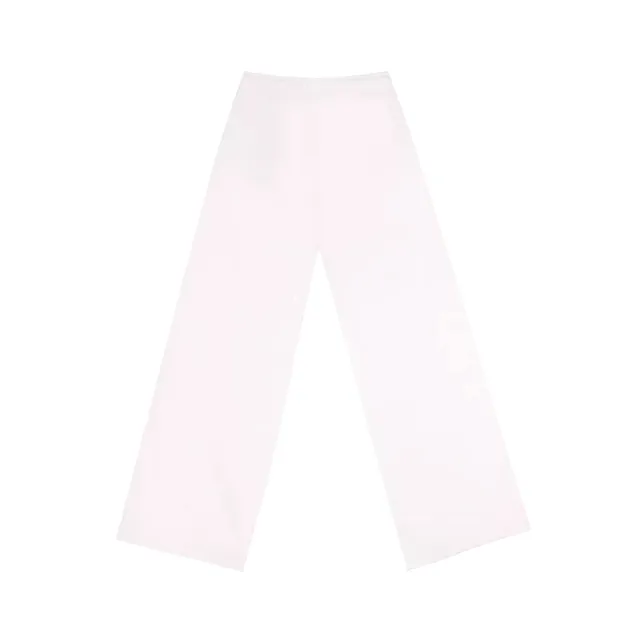【CONVERSE】French Terry Fleece Pants 長褲 女款 白色 休閒 棉褲 WCH730-W9F
