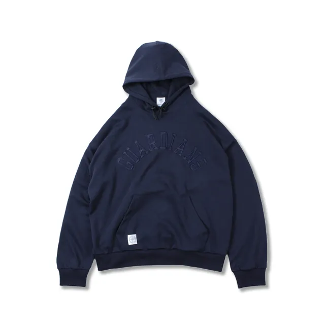 【富邦悍將】悍將弧形隊名帽TEE(深藍/麻灰_M-3XL)