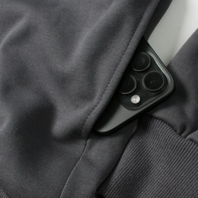 【富邦悍將】寬版電繡大學TEE(鐵灰_M-3XL)