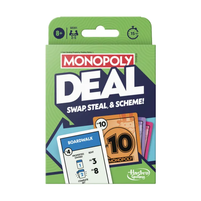 【MONOPOLY 地產大亨】地產大亨Deal紙牌交易遊戲 台灣版