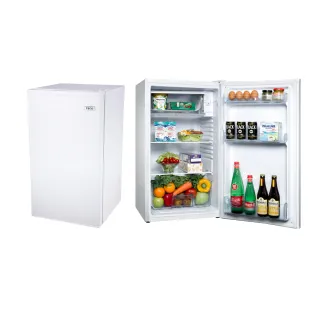 【TECO 東元】58H快配★99公升 一級能效右開單門小冰箱(R1091W)