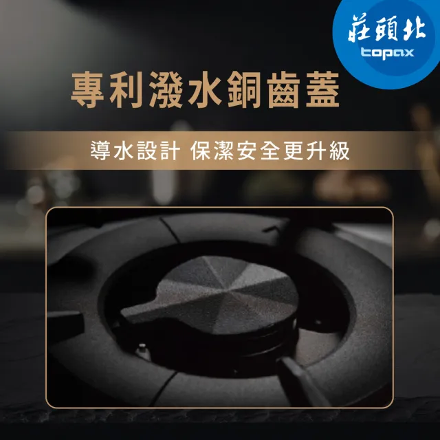 【莊頭北】保潔二口大面板玻璃檯面爐 TG-8523BG(原廠安裝-官方直營)
