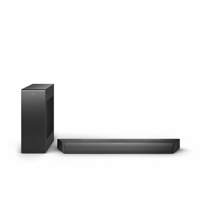 飛利浦 PHILIPS TAB7207 Soundbar 音響，提供沉浸式家庭劇院體驗。支援 HDMI 1 輸入 / 1 輸出，適合連線電視與多媒體裝置。產地中國，電源 110V 供應，享有 1 年保固，並透過 BSMI 許可字號 R33037 認證。完美提升您的影音娛樂空間。