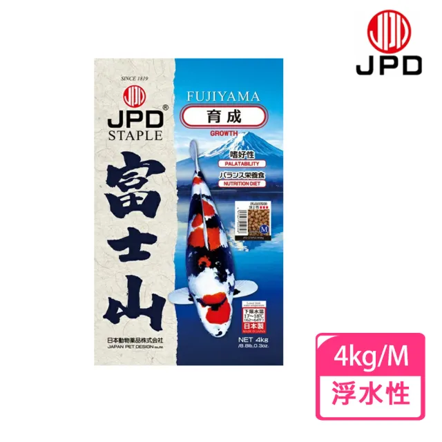 【JPD】日本錦鯉飼料-富士山4kg-M(浮上性)