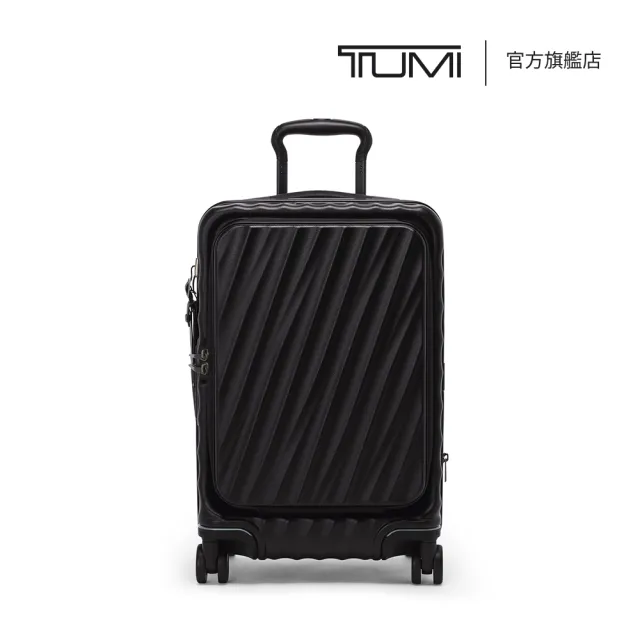 【TUMI】19 Degree Front Access 前開式可擴展國際登機箱 - 黑色紋理 (TUMI 官方旗艦店)