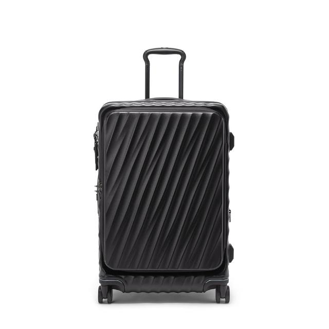 【TUMI】19 Degree Front Access 26 吋中型前開式可擴展行李箱 - 黑色紋理 (TUMI 官方旗艦店)