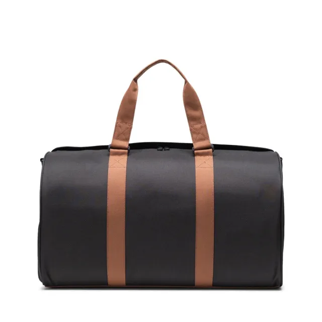 【Herschel】雙11 高階 Novel 大型 ECO 環保 全黑 大容量 手提 側背 出國 行李 旅行 提袋(側邊有
