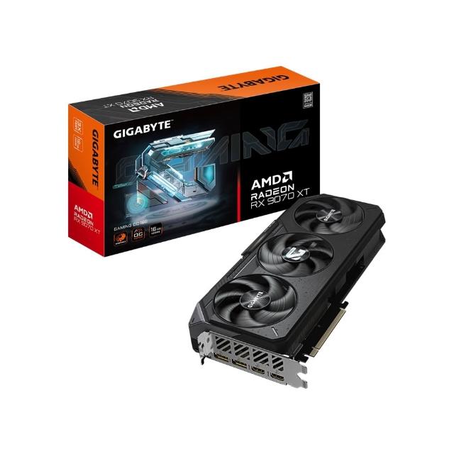 【GIGABYTE 技嘉】顯卡+主機板★Radeon™ RX 9070 XT GAMING OC 16G 顯示卡+B860M GAMING WIFI6 DDR5主機板