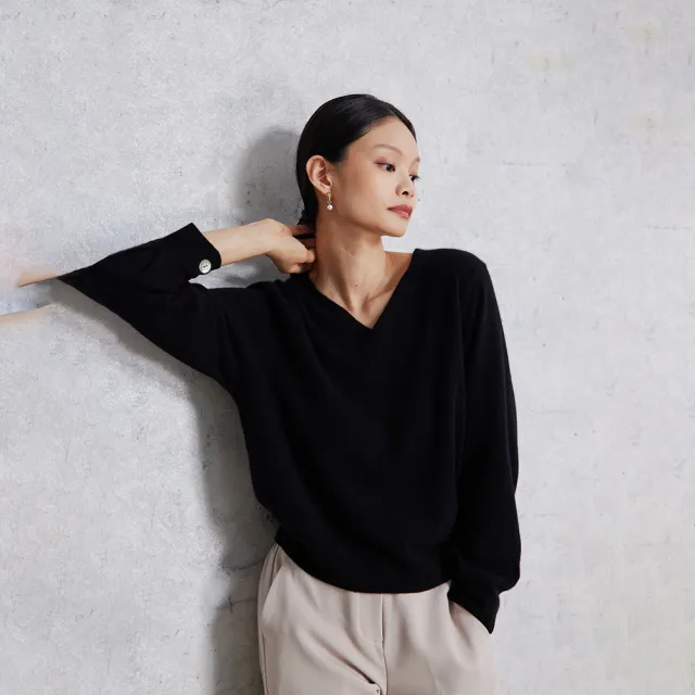 【giordano ladies】25FW cashmere V領上衣(02355535)