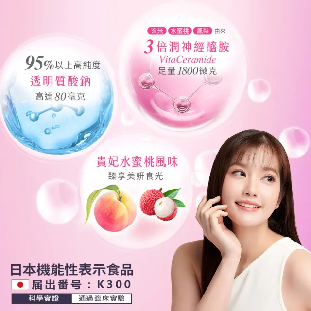 【娘家】美日潤水妍粉30包/盒(神經醯胺.水潤粉.玻尿酸鈉.NMN.吃的面膜)