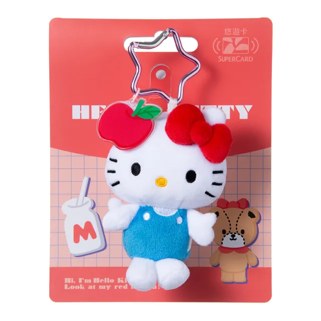 【Easycard 悠遊卡】代銷 三麗鷗娃娃Supercard造型悠遊卡-Hello Kitty