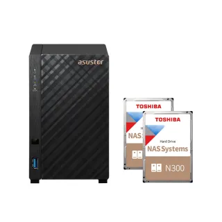 【ASUSTOR 華芸】搭東芝NAS 4TB x2★AS1202T 2Bay NAS 網路儲存伺服器