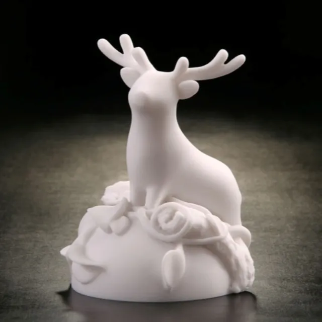【Gallery Chuan 筌美術】和樂祥鹿 The propitious Formosan Sika Deer (石雕 送禮 藝品 藝術禮品 梅花鹿)