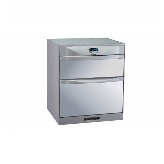 【林內】50cm 雙門抽屜日本溫控系統高70cm落地式烘碗機 RKD-5053(P) 含基本安裝