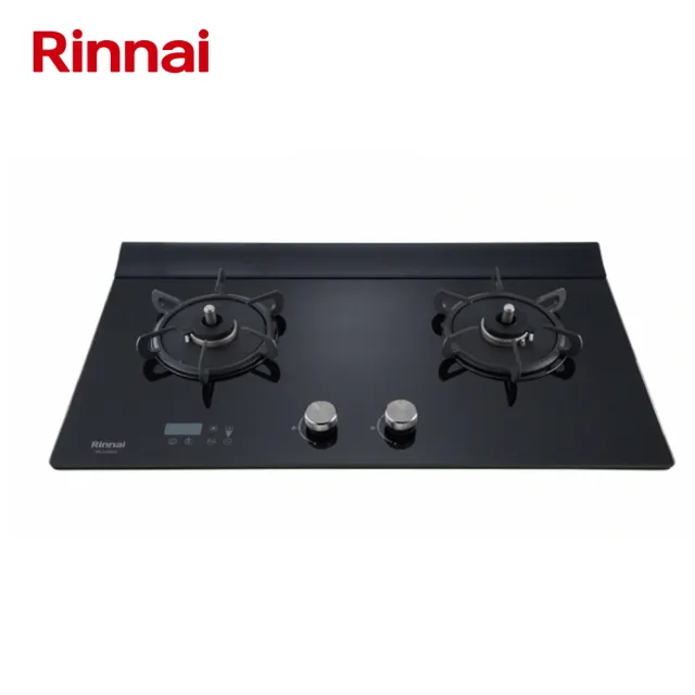 【林內】二口緻溫定溫定時黑玻璃檯面爐 RB-A2660G(B) 含基本安裝