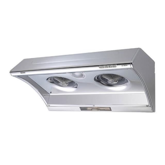 【林內】80cm 深罩式不鏽鋼電熱除油除油煙機 RH-8025A 含基本安裝