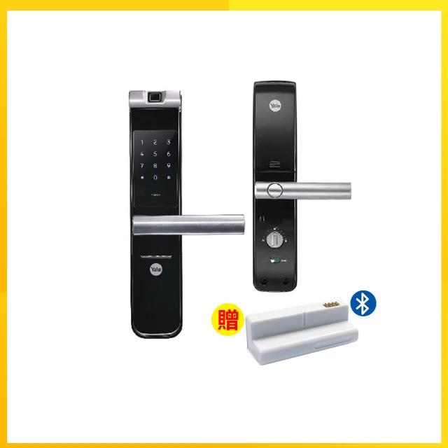 【Yale 耶魯】YMF-40A 藍芽組合 手把式智能/電子鎖(指紋│密碼│藍芽│Wifi│鑰匙/送安裝)