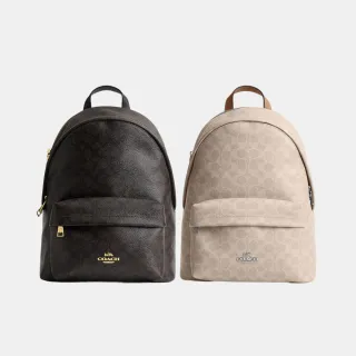 【COACH】蔻馳官方直營 TAYLOR小號經典標誌雙肩包 後背包-2色任選(CDW76)