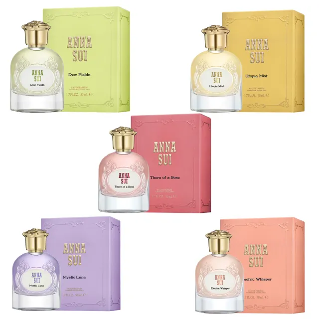 【ANNA SUI 安娜蘇】奇境夢遊淡香精50ml薔薇之棘/迷霧烏托邦/月光細語/爍光喚語/綠野之露 任選(專櫃公司貨)