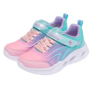 【SKECHERS】女童系列 女童鞋 運動鞋 燈鞋 SKECHERS SOLA GLOW (303713LAQMT)