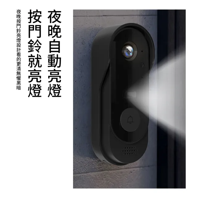 【UMIS】無線可視化門鈴 智慧門鈴 呼叫器 家用監控 防水電鈴 視頻對講 高清夜視抓拍 雲端儲存回放