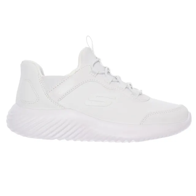 【SKECHERS】男童系列 男童鞋 運動鞋 瞬穿舒適科技 BOUNDER (403896LWHT)