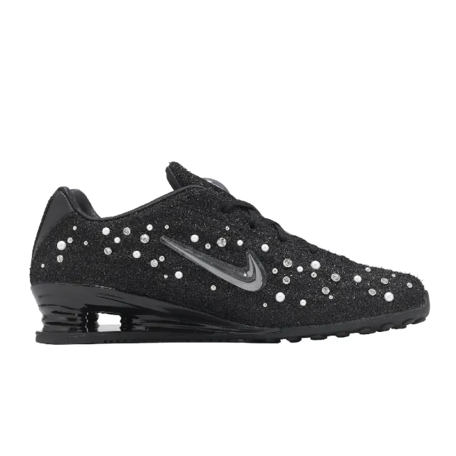 【NIKE 耐吉】休閒鞋 Wmns Shox Z 女鞋 黑 白 馬年限定 珍珠水鑽 緩衝 IQ1157-010