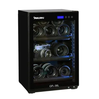 【SAMURAI 新武士】GP5-36L 36公升觸控式數位電子防潮箱 (公司貨)