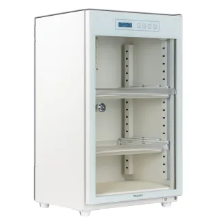 【SAMURAI 新武士】60公升 UVA藍光觸控式數位電子防潮箱(公司貨 月光白 UVA-068)