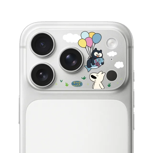 【hoda】iPhone 17 Pro / 17 Pro Max 阿耀與黑寶 滿版鏡頭底座貼