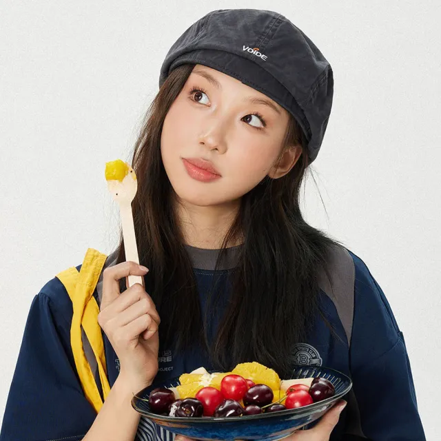 【KEDDY】反戴貝雷帽-女生帽子-前進帽-穿搭必備-男女帽子-純棉帽子-日系風格-遮陽帽子-氣質百搭-個性帽子
