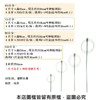 【蔬菜工坊】攀藤架盆栽支架環120公分 2組件 爬藤架園藝支架瓜架植